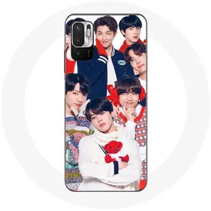 Coque pour Xiaomi Redmi Note 10T 5G BTS Affiche Memebers Cadeau de Noël 2023 Maniacase pas cher