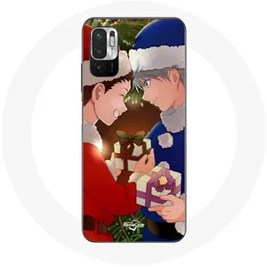 Comparateur de prix : Coque pour Xiaomi Redmi Note 10T 5G Hunter x Hunter Gon Freecss et Killua Zoldyck Christmas Day Anime Manga Maniacase