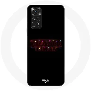 Coque pour Xiaomi Redmi Note 11S 4G Stranger Things Affiche Logo Joyeux noël Maniacase pas cher