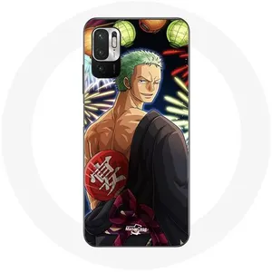 Coque pour Xiaomi Poco M3 Pro One Piece Joyeux noël Zoro Anime Manga Maniacase pas cher