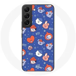Coque pour Samsung Galaxy S22 BTS Bangtan Sonyeondan BT21 Noël 2023 Maniacase pas cher