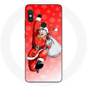Coque pour Xiaomi Redmi Note 5 Pro Anime Son goku dragon ball Le jour de Noël 2023 Maniacase pas cher