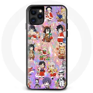Coque pour Iphone 11 Pro Demon slayer merry christmas affiche le cadeau de noël Maniacase pas cher