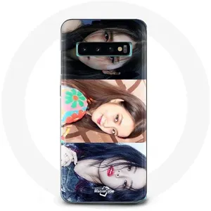 Coque pour Samsung Galaxy S10 Blackpink Jisoo Teaser How you like That Lovesick girls et Ice Cream Maniacase