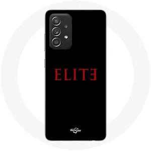 Coque pour Samsung Galaxy A33 5G Elite Saison 5 Logo Rouge Fond Noir Maniacase