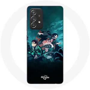 Coque pour Samsung Galaxy A33 5G Demon Slayer Manga Tanjiro et Nezuko Maniacase pas cher