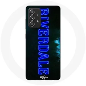 Coque pour Samsung Galaxy A33 5G Riverdale Série Logo bleu Maniacase pas cher