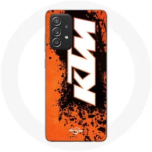 Coque pour Samsung Galaxy A33 5G KTM Logo blanc fond orange Maniacase pas cher