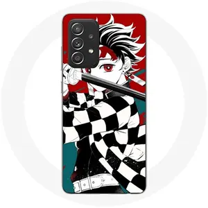 Coque pour Samsung Galaxy A52 Tanjiro Demon Slayer Kimetsu no Yaiba Anime Maniacase pas cher