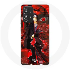 Coque pour Samsung Galaxy A52 Itachi Uchiwa Naruto Anime Maniacase pas cher
