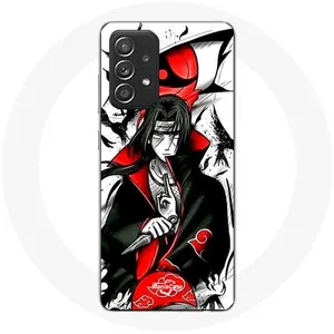 Coque pour Samsung Galaxy A33 5G Itachi Uchiwa Naruto Anime Teaser Maniacase pas cher