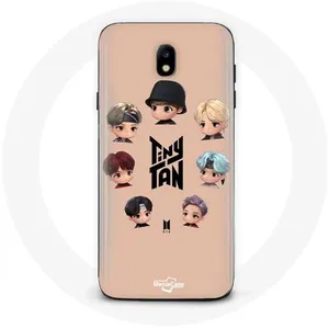 Coque pour Samsung Galaxy S5 BTS TinyTAN Animation Affiche RM Jin Suga J-Hope Jimin V Et Jungkook Maniacase pas cher