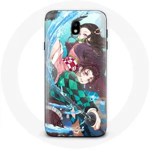 Coque pour Samsung Galaxy S5 Tanjiro et Nezuko Demon Slayer Kimetsu no Yaiba Anime Maniacase pas cher