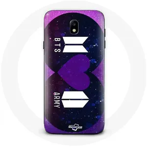 Coque pour Samsung Galaxy S5 Bangtan Sonyeondan Logo BTS Et Logo ARMY I Purple You Maniacase pas cher