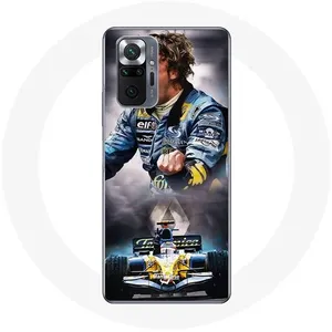 Coque pour Xiaomi Redmi Note 10 Pro Formule 1 Fernando Alonso Pilote F1 Maniacase pas cher