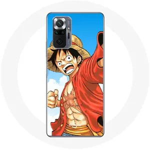 MANIACASE Coque pour Xiaomi Redmi Note 10 Pro Manga One piece Luffy Anime pas cher