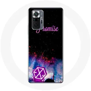 Coque pour Xiaomi Redmi Note 10 Pro Exo Groupe K-pop Logo Chanson Promise Maniacase pas cher