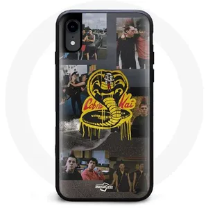 Coque pour Iphone XR Cobra Kai Logo Affiche Série Maniacase pas cher