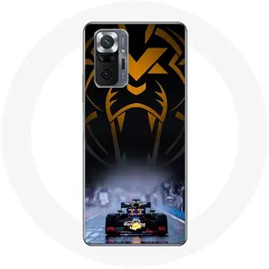 Coque pour Xiaomi Redmi Note 10 Pro Formule 1 Sebastian Vettel Pilote automobile F1 Noir Maniacase pas cher