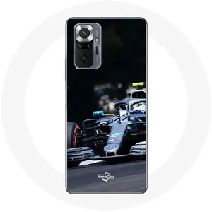 Coque pour Xiaomi Redmi Note 10 Pro Formule 1 Valtteri Bottas Pilote automobile F1 Noir Maniacase pas cher