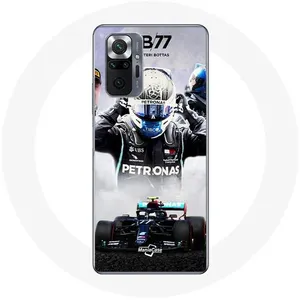 MANIACASE Coque pour Xiaomi Redmi Note 10 Pro Formule 1 Valtteri Bottas pilote d... pas cher