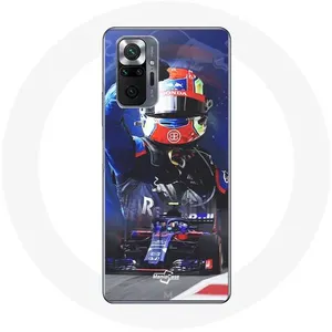 Coque pour Xiaomi Redmi Note 10 Pro Formule 1 Pierre Gasly Pilote automobile F1 Rouge Bleu Maniacase pas cher