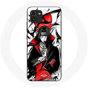 Coque pour Samsung Galaxy A03 Itachi Uchiwa Naruto Anime Teaser Maniacase pas cher