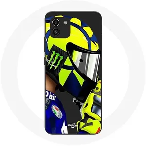 MANIACASE Coque pour Samsung Galaxy A03 Valentino Rossi Pilote de vitesse champi... pas cher