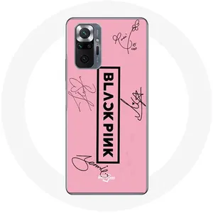 MANIACASE Coque pour Xiaomi Redmi Note 10 Pro Blackpink Signature Members Born P... pas cher