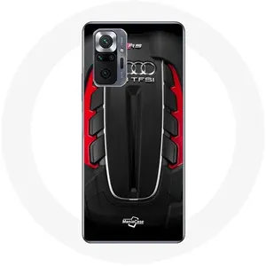 Coque pour Xiaomi Redmi Note 10 Pro Audi RS Logo rouge Maniacase pas cher