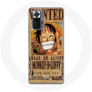 MANIACASE Coque pour Xiaomi Redmi Note 10 Pro One Piece Manga Luffy affiche de r... pas cher