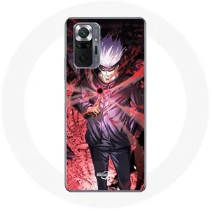 Coque pour Xiaomi Redmi Note 10 Pro Satoru Gojo Jujutsu Kaisen Manga art Maniacase pas cher