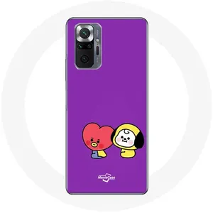 MANIACASE Coque pour Xiaomi Redmi Note 10 Pro BTS Bangtan Sonyeondan BT21 Tata V... pas cher