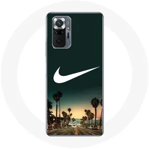 Coque pour Xiaomi Redmi Note 10 Pro Nike logo palmier miami Maniacase pas cher