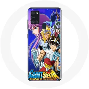 MANIACASE Coque pour Samsung Galaxy A21s Les Chevaliers du Zodiaque Anime Culte ... pas cher