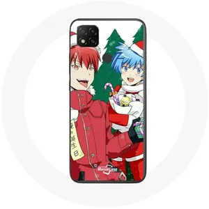 Coque pour Xiaomi Redmi 9C Karma et Nagisa Assassination Classroom Anime Christmas day Maniacase pas cher
