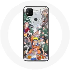 Coque pour Xiaomi Redmi 9C Naruto Christmas Day Anime Manga Maniacase pas cher