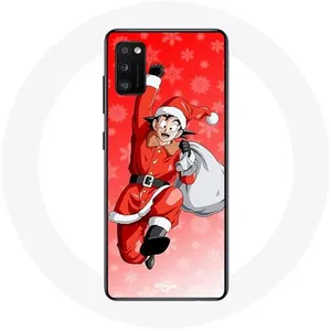 Coque pour Samsung Galaxy A41 Anime Son goku dragon ball Le jour de Noël 2023 Maniacase pas cher