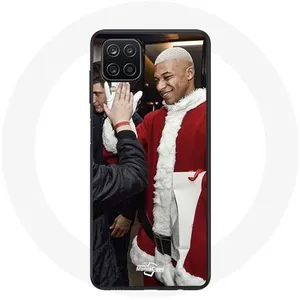 Coque pour Samsung Galaxy A12 Mbappé Foot Joyeux noël Maniacase