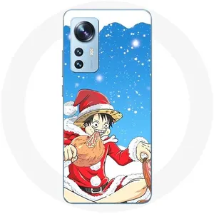 Coque pour Xiaomi Mi 12 / 12X Anime One Piece Luffy Le jour de Noël 2023 Maniacase pas cher