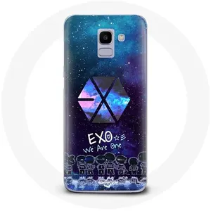 Coque pour Samsung Galaxy J6 2018 Exo Groupe K-pop Logo we are one Maniacase pas cher