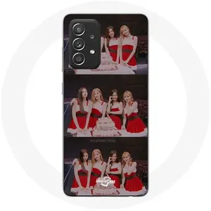 MANIACASE Coque pour Samsung Galaxy A52 BLACKPINK Cadeau de Noël Chanson Last Ch... pas cher