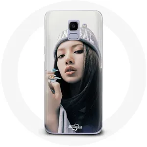 MANIACASE Coque pour Samsung Galaxy A8 2018 Blackpink Lisa LALISA Solo Chanson U... pas cher