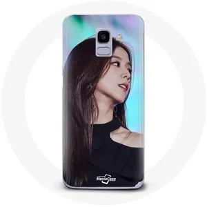 MANIACASE Coque pour Samsung Galaxy A8 2018 Blackpink Born Pink Affiche Teaser J... pas cher