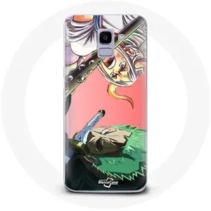 MANIACASE Coque pour Samsung Galaxy J6 2018 Yamato Et Zoro One Piece Anime Poste... pas cher