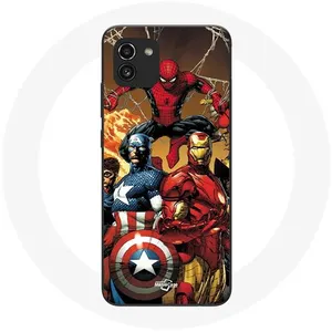 Coque pour Samsung Galaxy A03 Avengers invaders Anciens soldats Maniac... pas cher