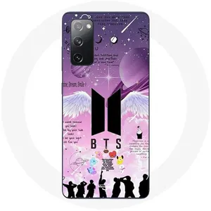 Coque pour Samsung Galaxy S20 FE BTS Bangtan Affiche Signature Logo Noir Maniacase pas cher
