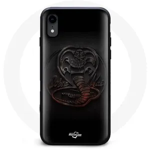 Coque pour Iphone XS Cobra Kai Série Logo Affiche Maniacase pas cher