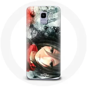 Coque pour Samsung Galaxy A8 2018 Mikasa Ackerman Attaque des Titans Anime Maniacase pas cher