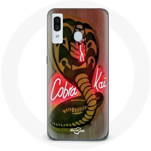 Coque pour Samsung Galaxy A20 Cobra Kai Logo Affiche Série Maniacase pas cher